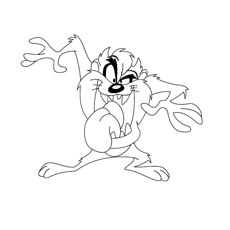 Dibujo para colorear: Looney Tunes (Dibujos animados) #39197 - Dibujos para Colorear e Imprimir Gratis