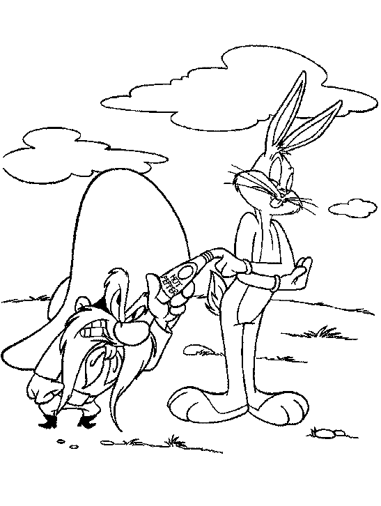 Dibujo para colorear: Looney Tunes (Dibujos animados) #39234 - Dibujos para Colorear e Imprimir Gratis