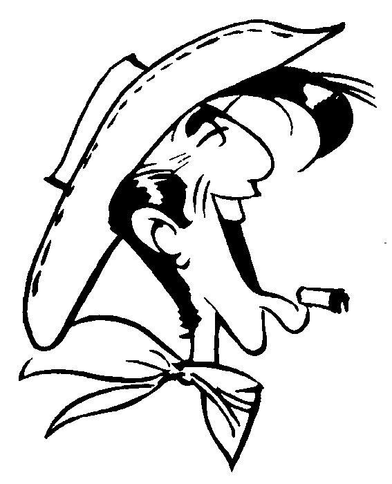 Dibujo para colorear: Lucky Luke (Dibujos animados) #25578 - Dibujos para Colorear e Imprimir Gratis
