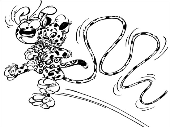 Dibujo para colorear: Marsupilami (Dibujos animados) #50099 - Dibujos para Colorear e Imprimir Gratis