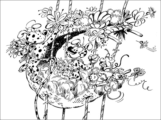 Dibujo para colorear: Marsupilami (Dibujos animados) #50100 - Dibujos para Colorear e Imprimir Gratis
