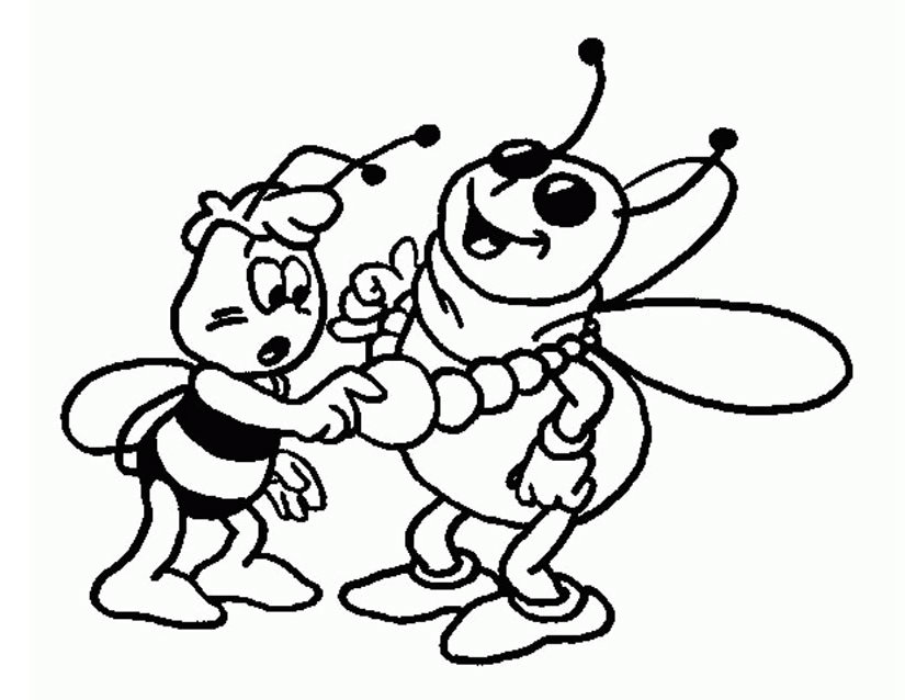 Dibujo para colorear: Maya the bee (Dibujos animados) #28226 - Dibujos para Colorear e Imprimir Gratis