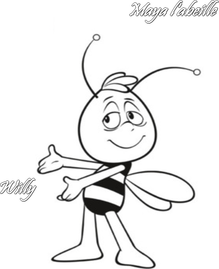 Dibujo para colorear: Maya the bee (Dibujos animados) #28233 - Dibujos para Colorear e Imprimir Gratis