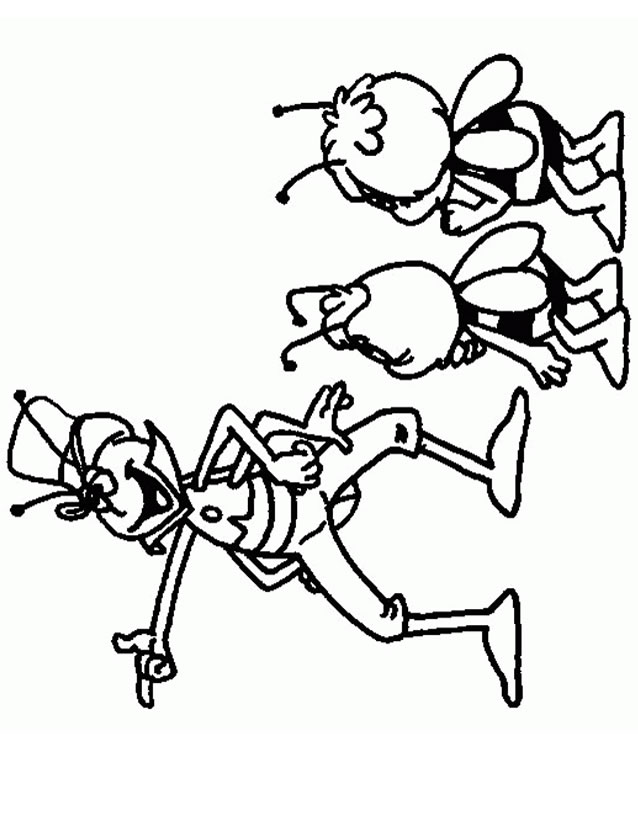 Dibujo para colorear: Maya the bee (Dibujos animados) #28240 - Dibujos para Colorear e Imprimir Gratis