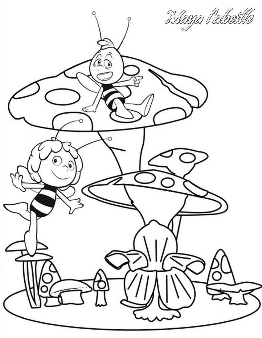 Dibujo para colorear: Maya the bee (Dibujos animados) #28249 - Dibujos para Colorear e Imprimir Gratis