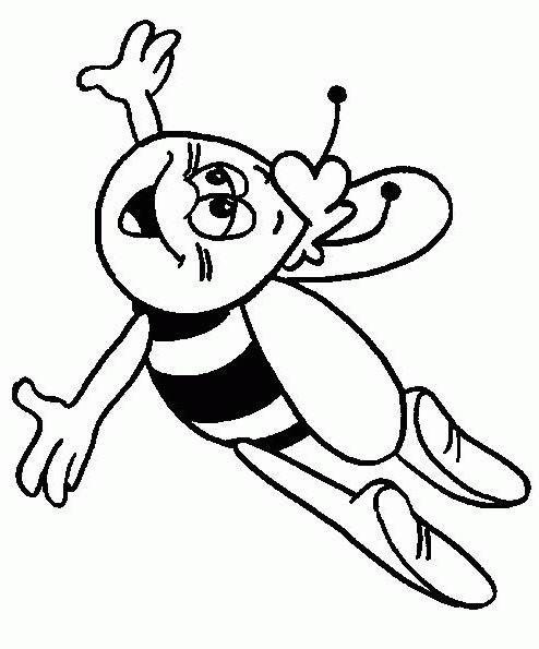 Dibujo para colorear: Maya the bee (Dibujos animados) #28250 - Dibujos para Colorear e Imprimir Gratis