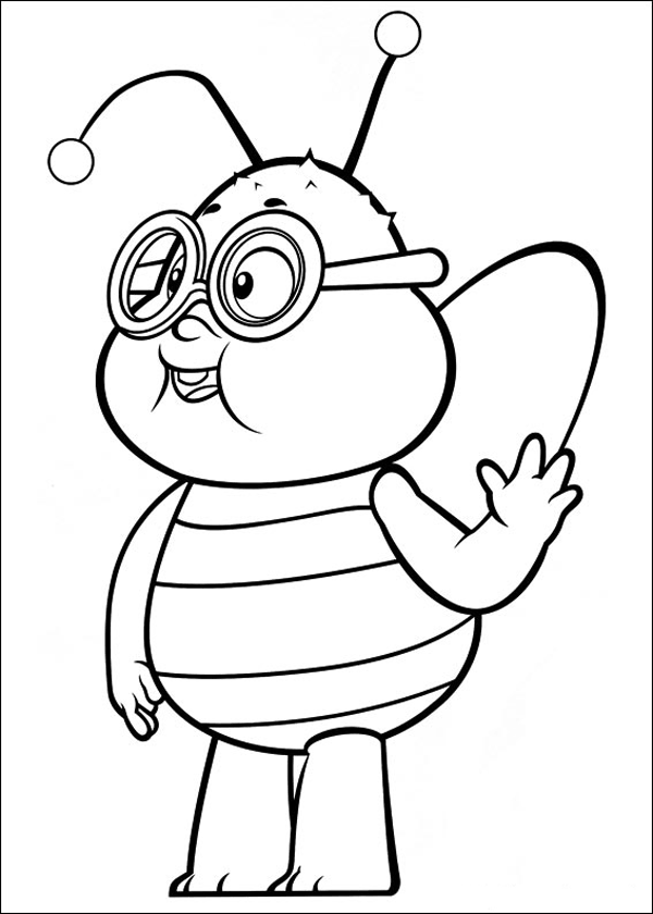 Dibujo para colorear: Maya the bee (Dibujos animados) #28281 - Dibujos para Colorear e Imprimir Gratis