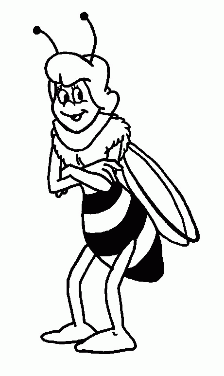 Dibujo para colorear: Maya the bee (Dibujos animados) #28283 - Dibujos para Colorear e Imprimir Gratis