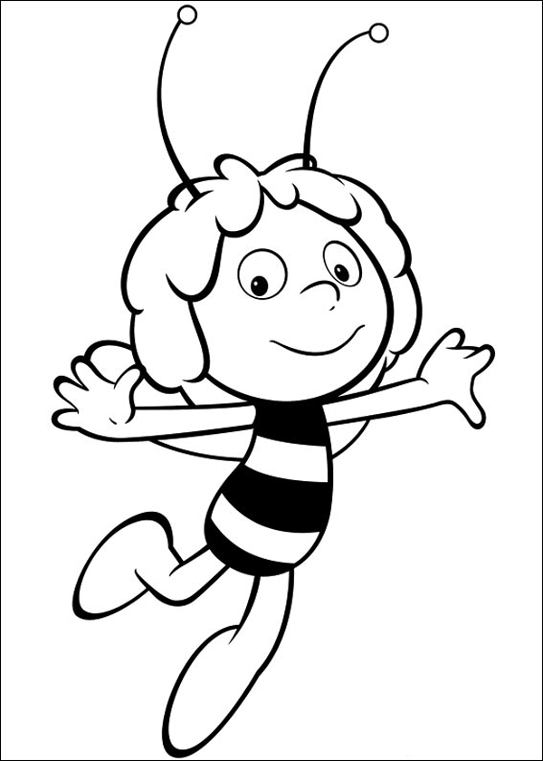 Dibujo para colorear: Maya the bee (Dibujos animados) #28297 - Dibujos para Colorear e Imprimir Gratis
