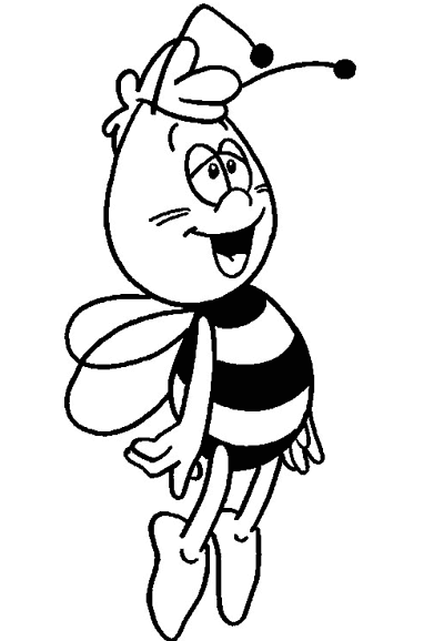 Dibujo para colorear: Maya the bee (Dibujos animados) #28324 - Dibujos para Colorear e Imprimir Gratis