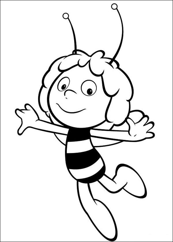 Dibujo para colorear: Maya the bee (Dibujos animados) #28350 - Dibujos para Colorear e Imprimir Gratis