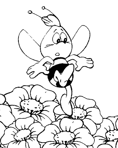 Dibujo para colorear: Maya the bee (Dibujos animados) #28357 - Dibujos para Colorear e Imprimir Gratis