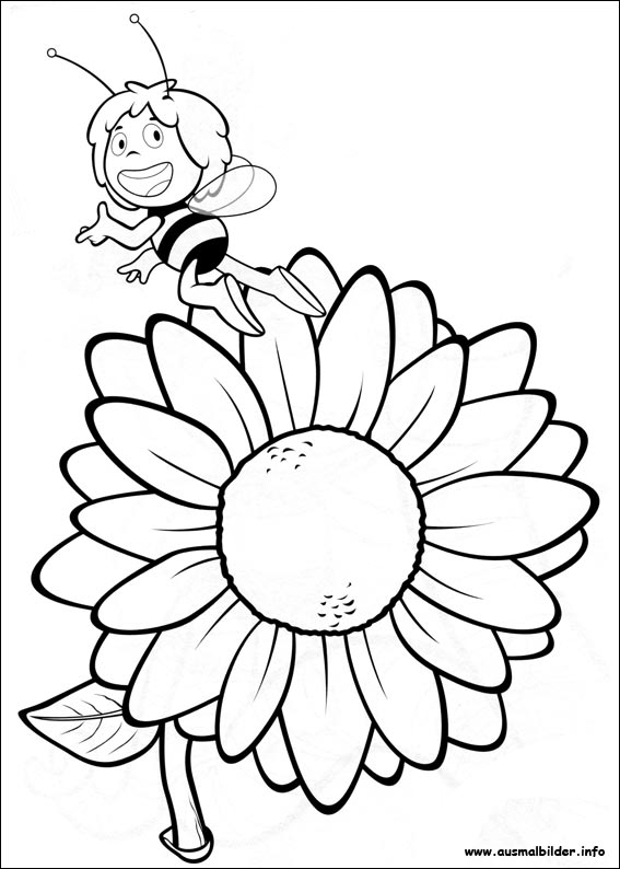 Dibujo para colorear: Maya the bee (Dibujos animados) #28390 - Dibujos para Colorear e Imprimir Gratis