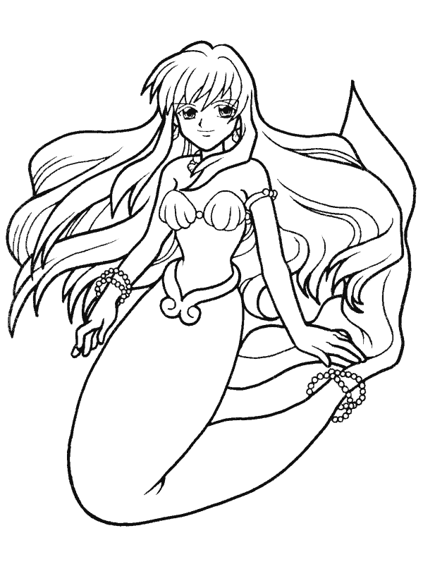 Dibujo para colorear: Mermaid Melody: Pichi Pichi Pitch (Dibujos animados) #53734 - Dibujos para Colorear e Imprimir Gratis