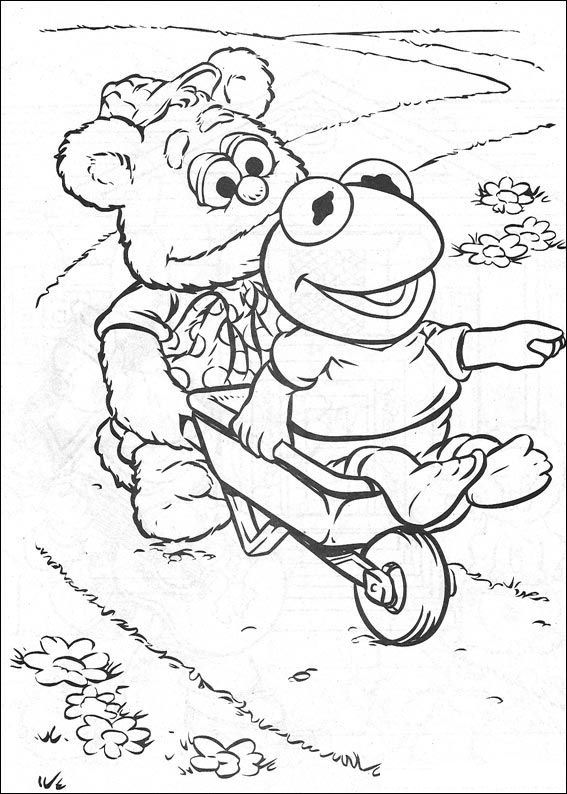 Dibujo para colorear: Muppets (Dibujos animados) #31886 - Dibujos para Colorear e Imprimir Gratis