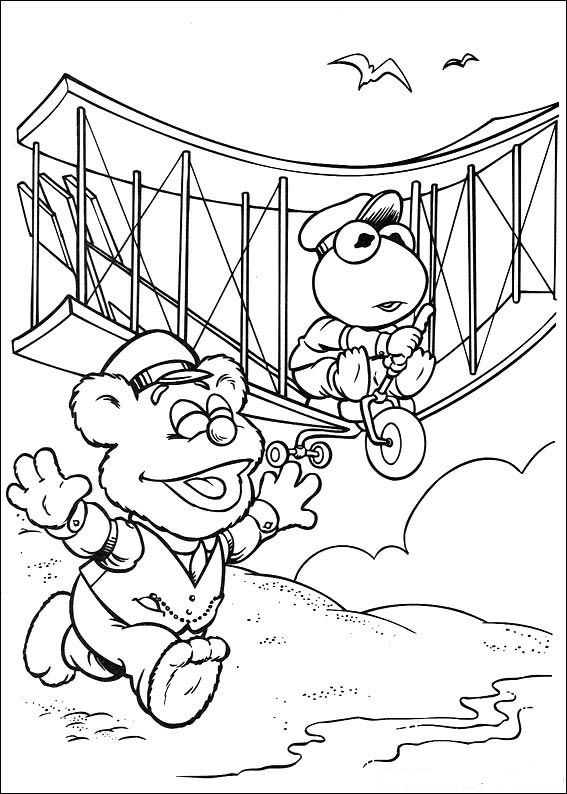 Dibujo para colorear: Muppets (Dibujos animados) #31902 - Dibujos para Colorear e Imprimir Gratis