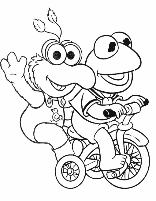 Dibujo para colorear: Muppets (Dibujos animados) #31924 - Dibujos para Colorear e Imprimir Gratis