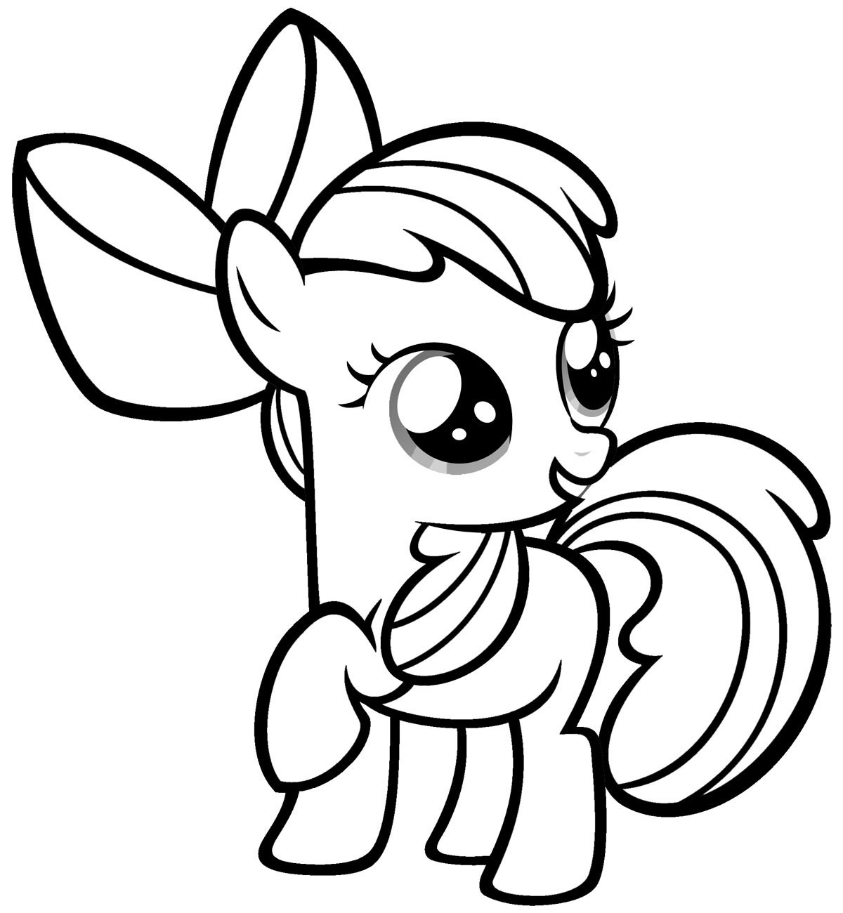Dibujo para colorear: My Little Pony (Dibujos animados) #41863 - Dibujos para Colorear e Imprimir Gratis