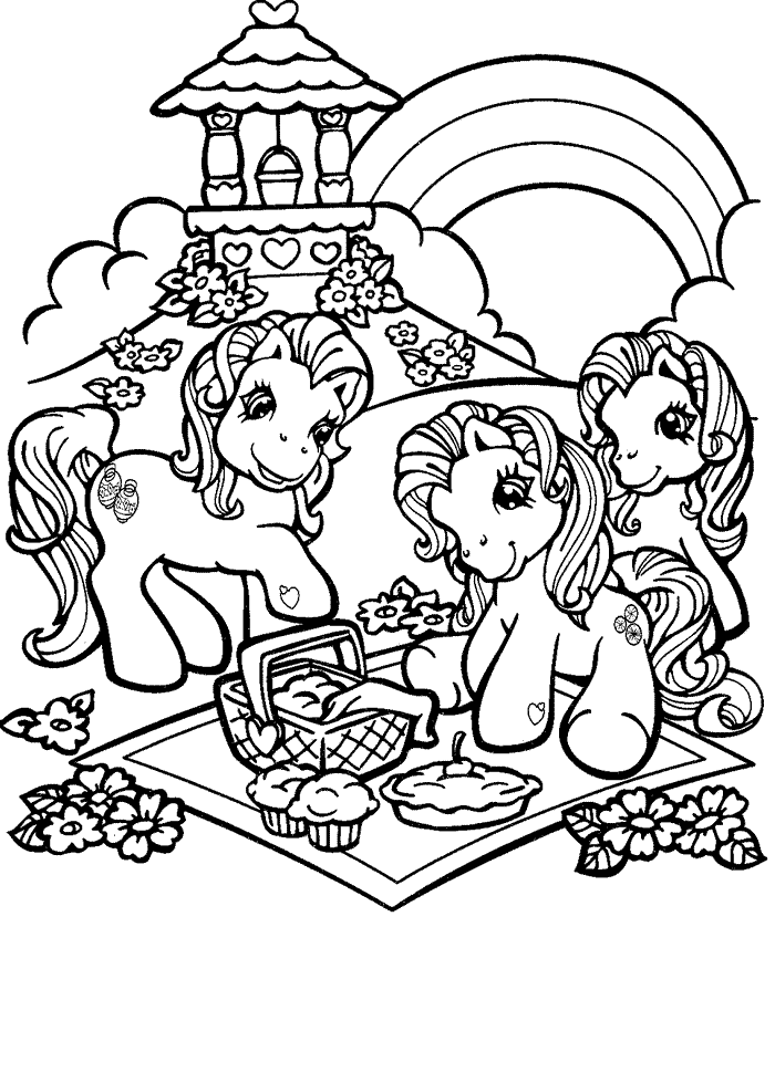 Dibujo para colorear: My Little Pony (Dibujos animados) #41879 - Dibujos para Colorear e Imprimir Gratis