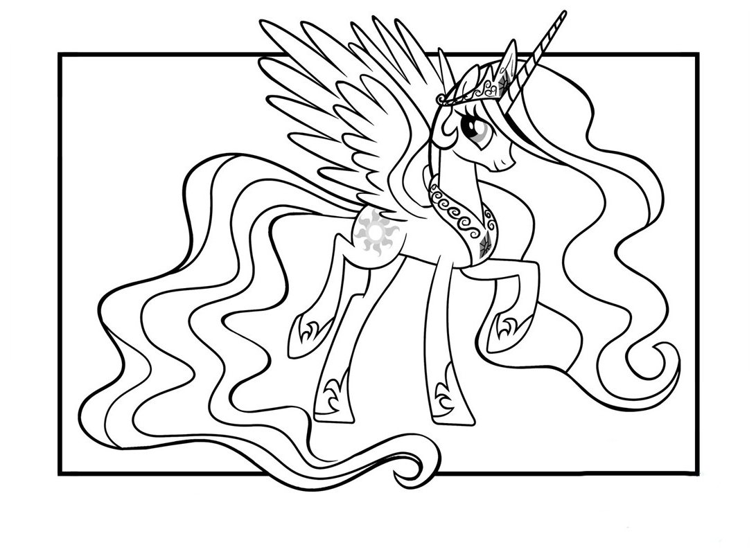 Dibujo para colorear: My Little Pony (Dibujos animados) #41885 - Dibujos para Colorear e Imprimir Gratis
