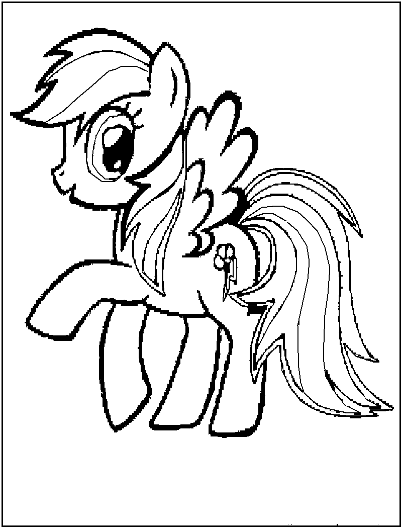 Dibujo para colorear: My Little Pony (Dibujos animados) #41912 - Dibujos para Colorear e Imprimir Gratis