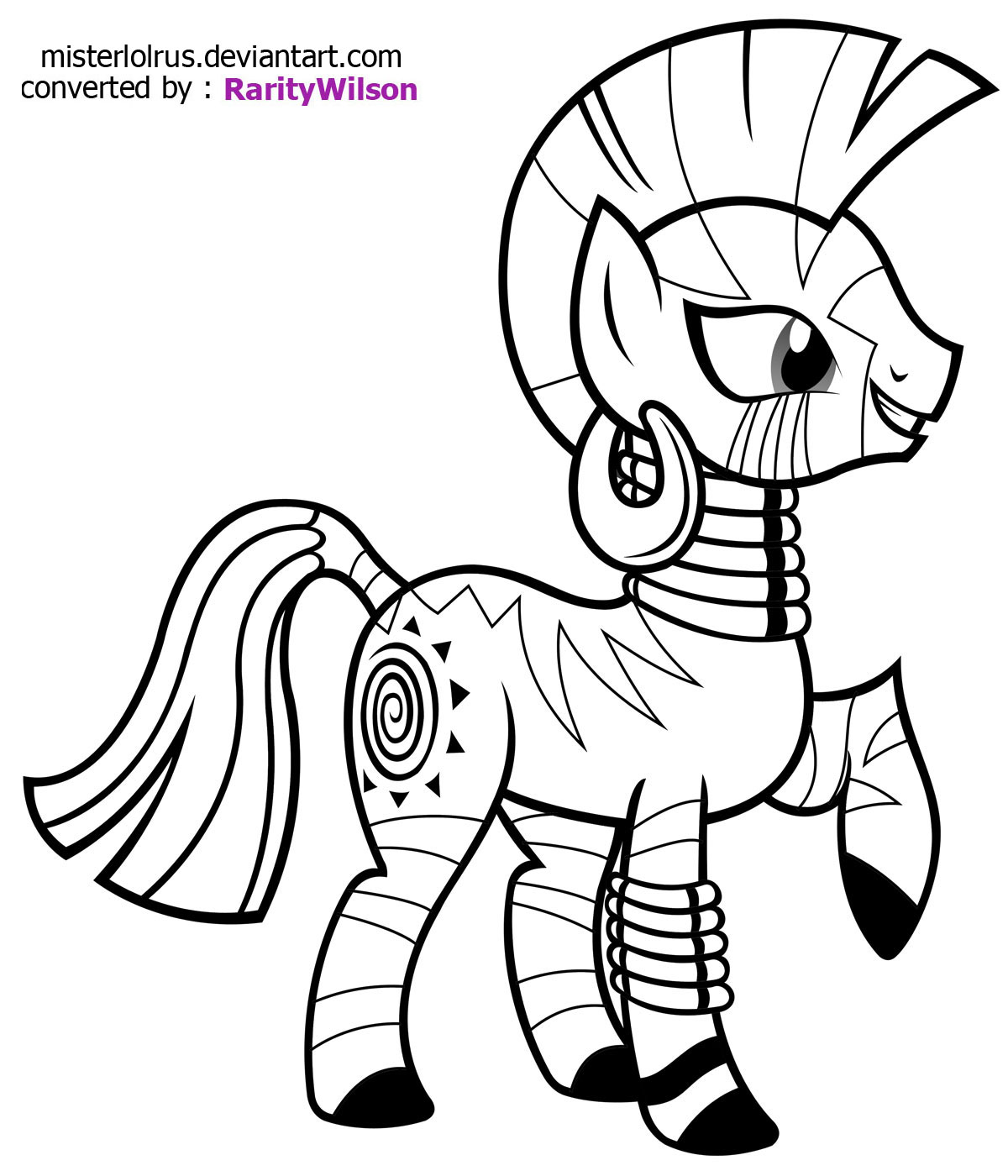 Dibujo para colorear: My Little Pony (Dibujos animados) #41915 - Dibujos para Colorear e Imprimir Gratis