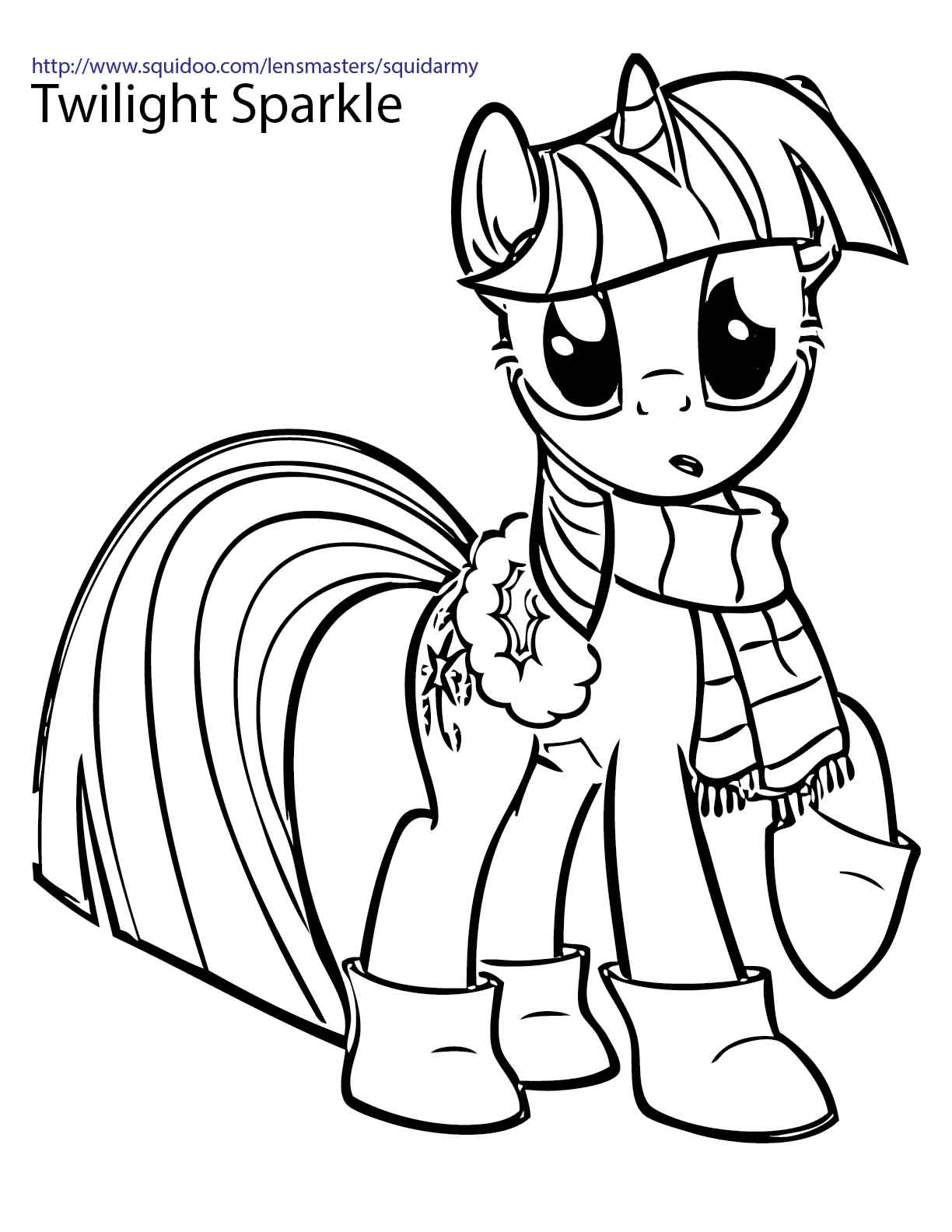 Dibujo para colorear: My Little Pony (Dibujos animados) #41924 - Dibujos para Colorear e Imprimir Gratis
