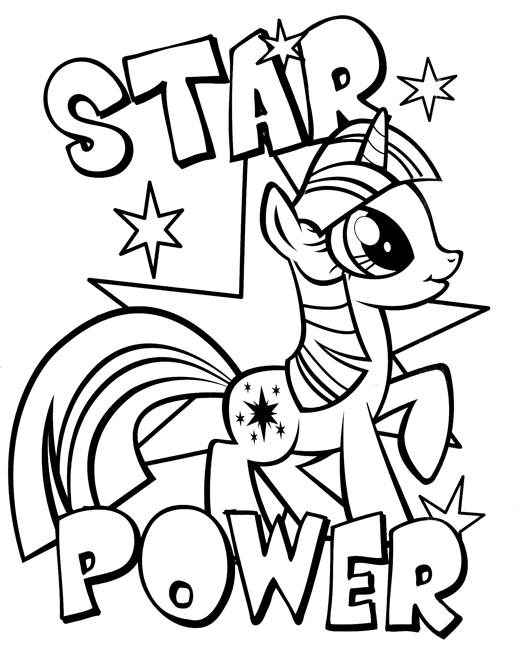 Dibujo para colorear: My Little Pony (Dibujos animados) #41993 - Dibujos para Colorear e Imprimir Gratis