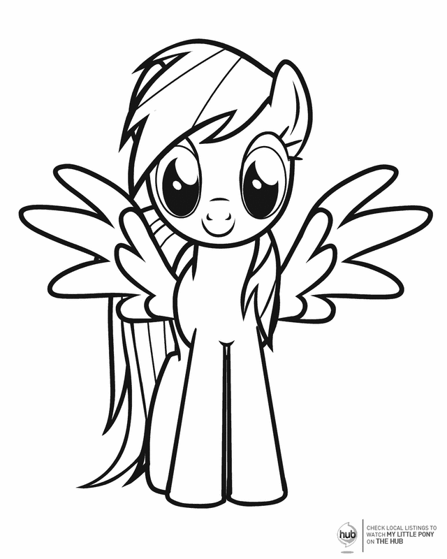 Dibujo para colorear: My Little Pony (Dibujos animados) #41998 - Dibujos para Colorear e Imprimir Gratis