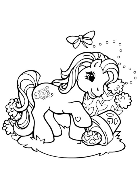 Dibujo para colorear: My Little Pony (Dibujos animados) #42055 - Dibujos para Colorear e Imprimir Gratis