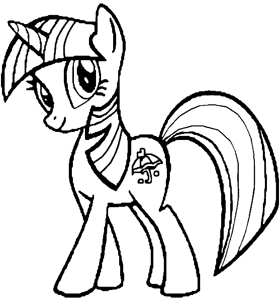 Dibujo para colorear: My Little Pony (Dibujos animados) #42136 - Dibujos para Colorear e Imprimir Gratis
