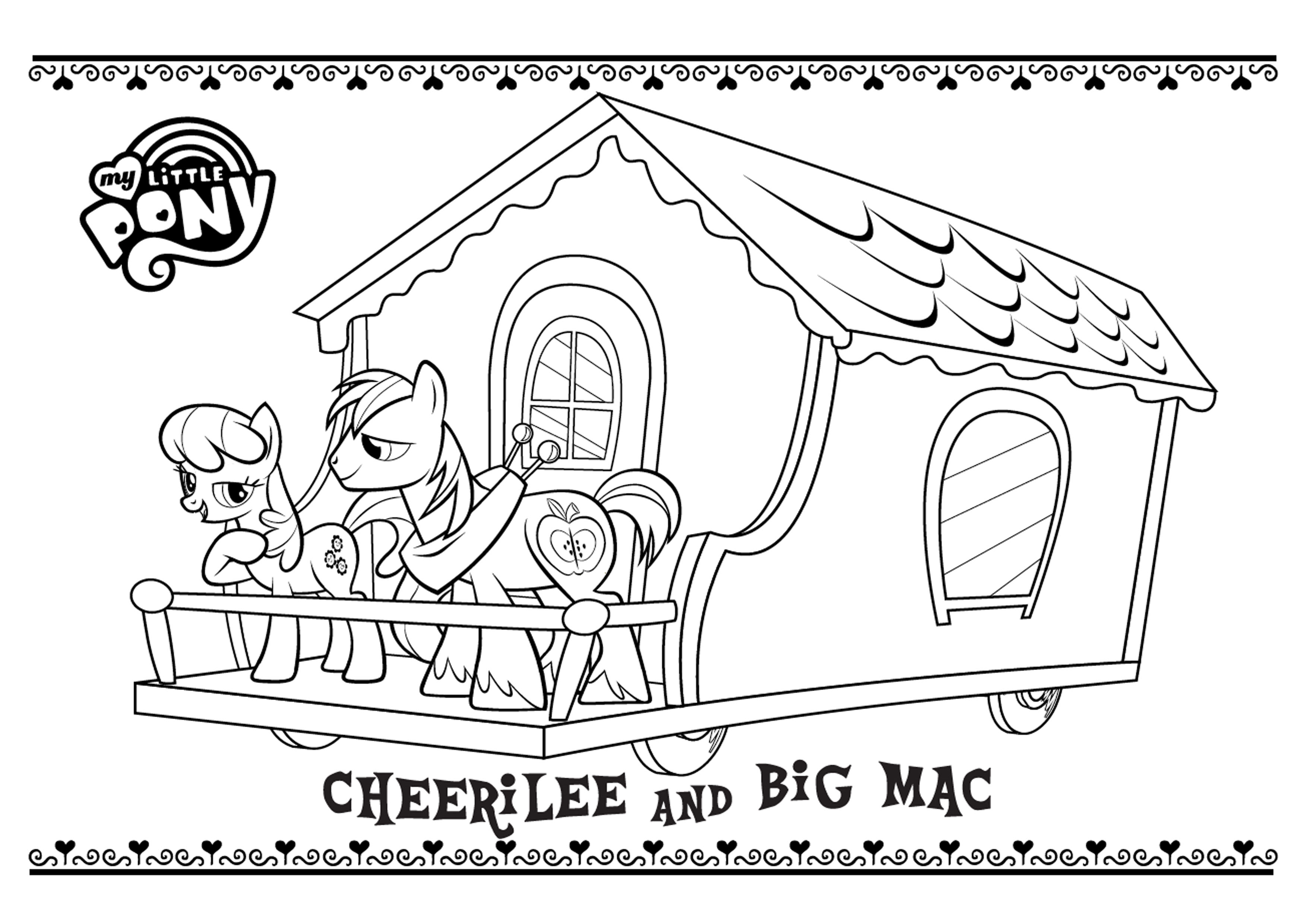 Dibujo para colorear: My Little Pony (Dibujos animados) #42151 - Dibujos para Colorear e Imprimir Gratis