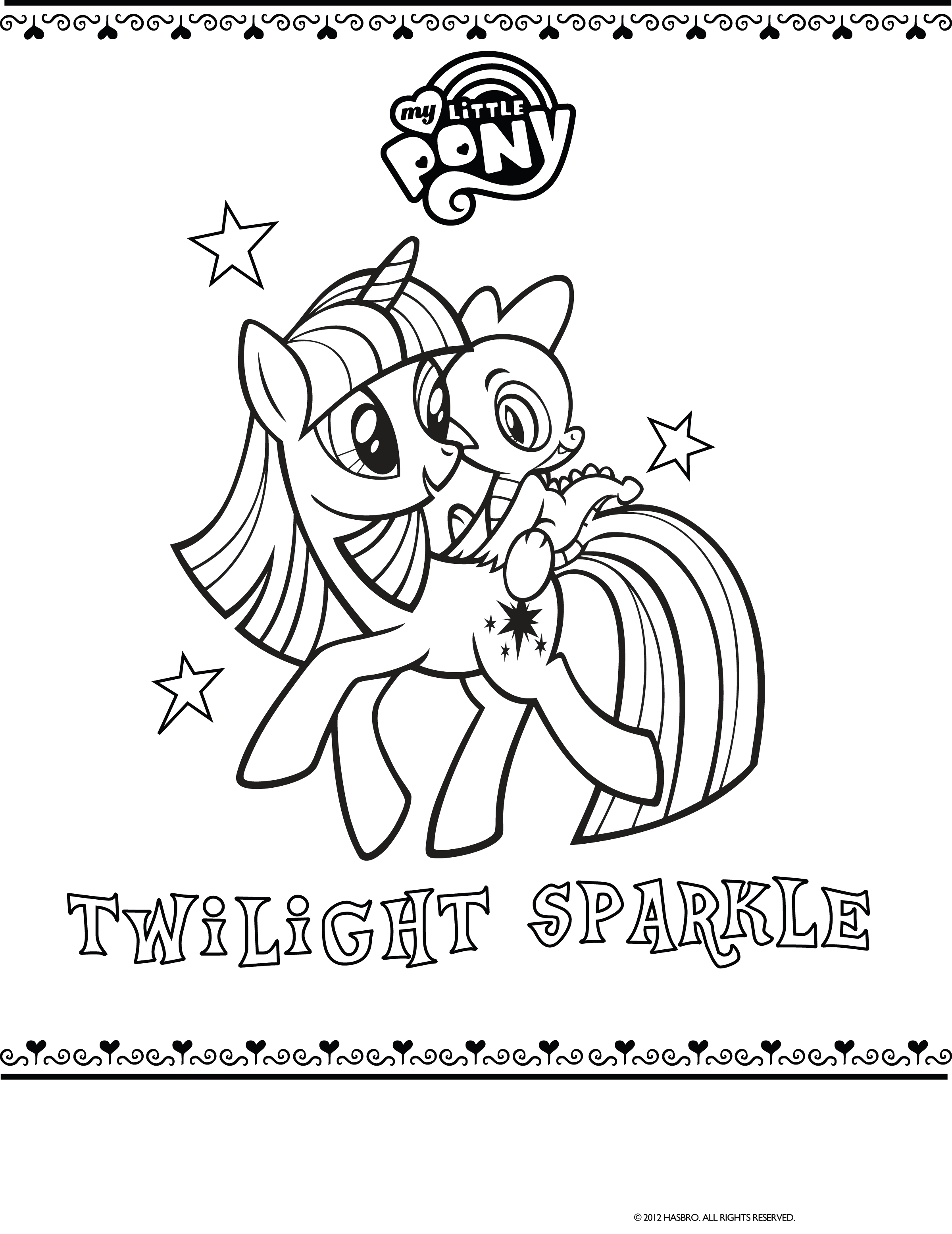 Dibujo para colorear: My Little Pony (Dibujos animados) #42217 - Dibujos para Colorear e Imprimir Gratis