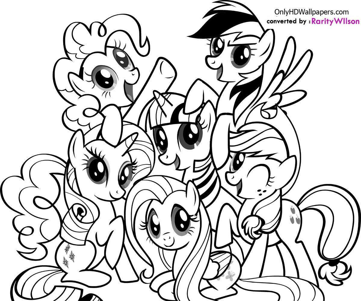 Dibujo para colorear: My Little Pony (Dibujos animados) #42218 - Dibujos para Colorear e Imprimir Gratis
