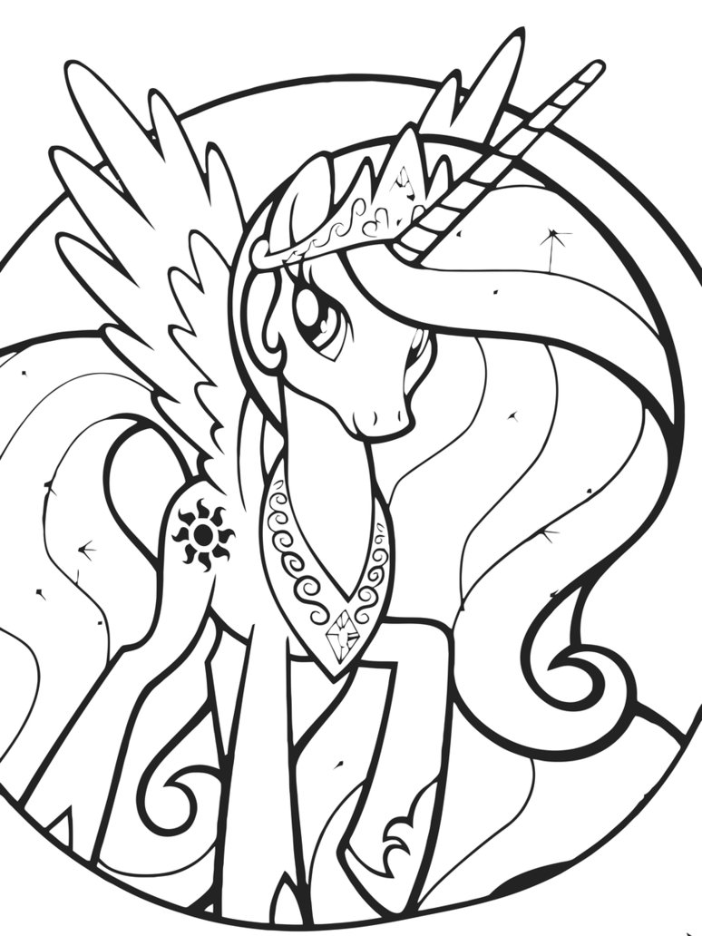 Dibujo para colorear: My Little Pony (Dibujos animados) #42222 - Dibujos para Colorear e Imprimir Gratis