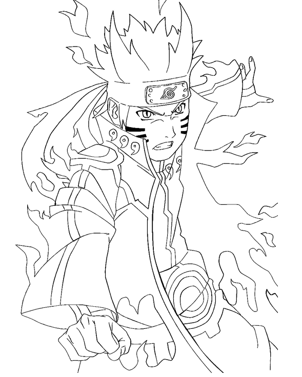 Dibujo para colorear: Naruto (Dibujos animados) #38091 - Dibujos para Colorear e Imprimir Gratis