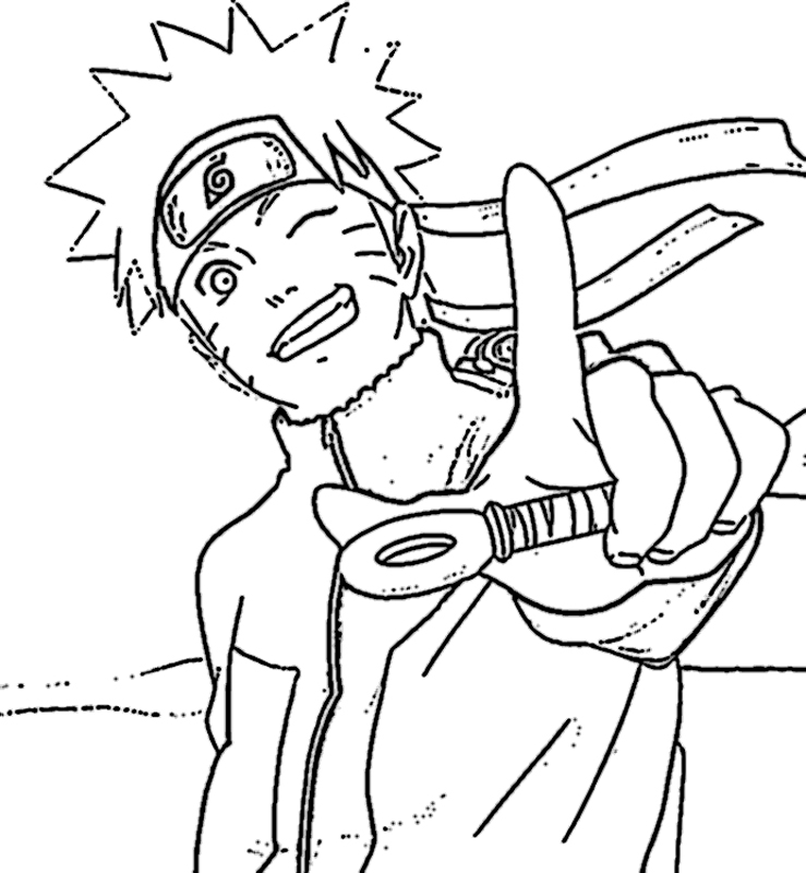 Dibujo para colorear: Naruto (Dibujos animados) #38155 - Dibujos para Colorear e Imprimir Gratis