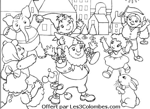Dibujo para colorear: Noddy (Dibujos animados) #44607 - Dibujos para Colorear e Imprimir Gratis