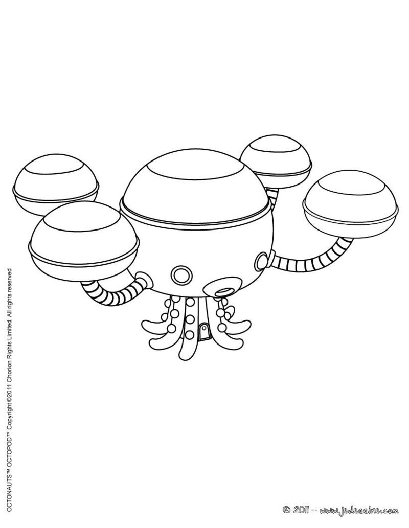 Dibujo para colorear: Octonauts (Dibujos animados) #40588 - Dibujos para Colorear e Imprimir Gratis