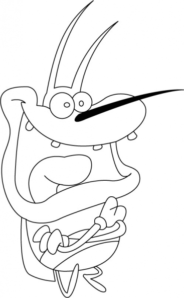 Dibujo para colorear: Oggy and the Cockroaches (Dibujos animados) #37884 - Dibujos para Colorear e Imprimir Gratis