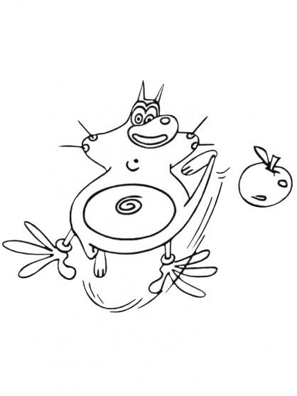Dibujo para colorear: Oggy and the Cockroaches (Dibujos animados) #37920 - Dibujos para Colorear e Imprimir Gratis