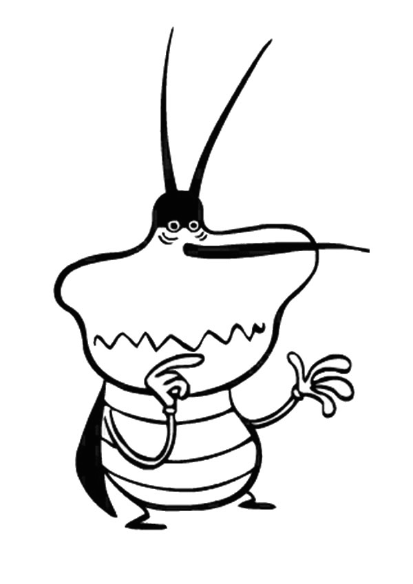 Dibujo para colorear: Oggy and the Cockroaches (Dibujos animados) #37924 - Dibujos para Colorear e Imprimir Gratis