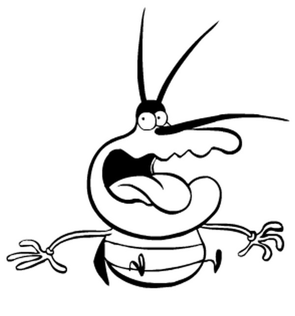Dibujo para colorear: Oggy and the Cockroaches (Dibujos animados) #37993 - Dibujos para Colorear e Imprimir Gratis