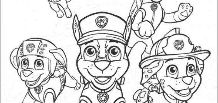 paw patrol 82 dibujos animados  páginas para colorear