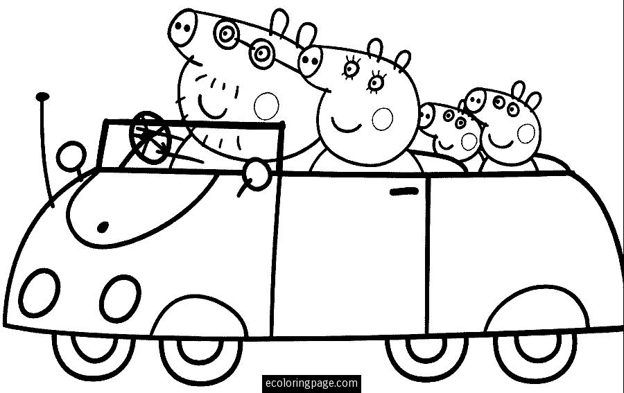Dibujo para colorear: Peppa Pig (Dibujos animados) #43913 - Dibujos para Colorear e Imprimir Gratis