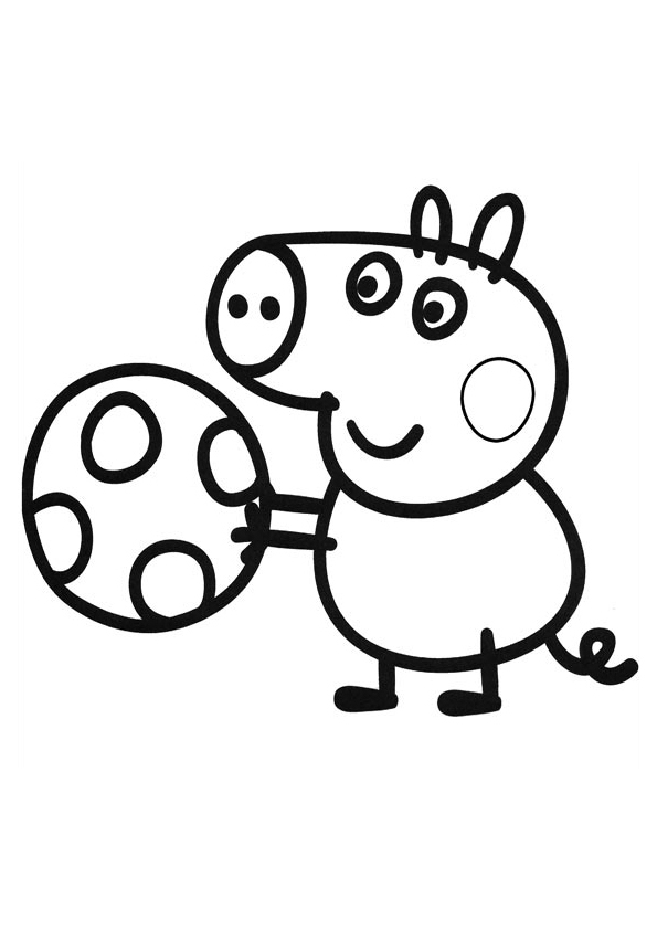 Dibujo para colorear: Peppa Pig (Dibujos animados) #43914 - Dibujos para Colorear e Imprimir Gratis