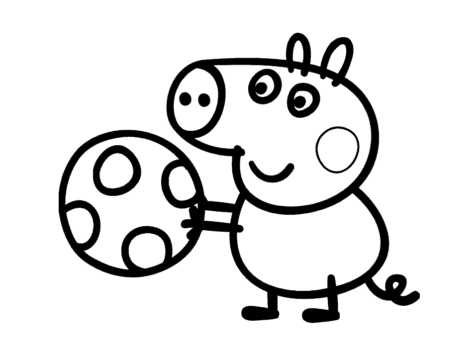 Dibujo para colorear: Peppa Pig (Dibujos animados) #43949 - Dibujos para Colorear e Imprimir Gratis
