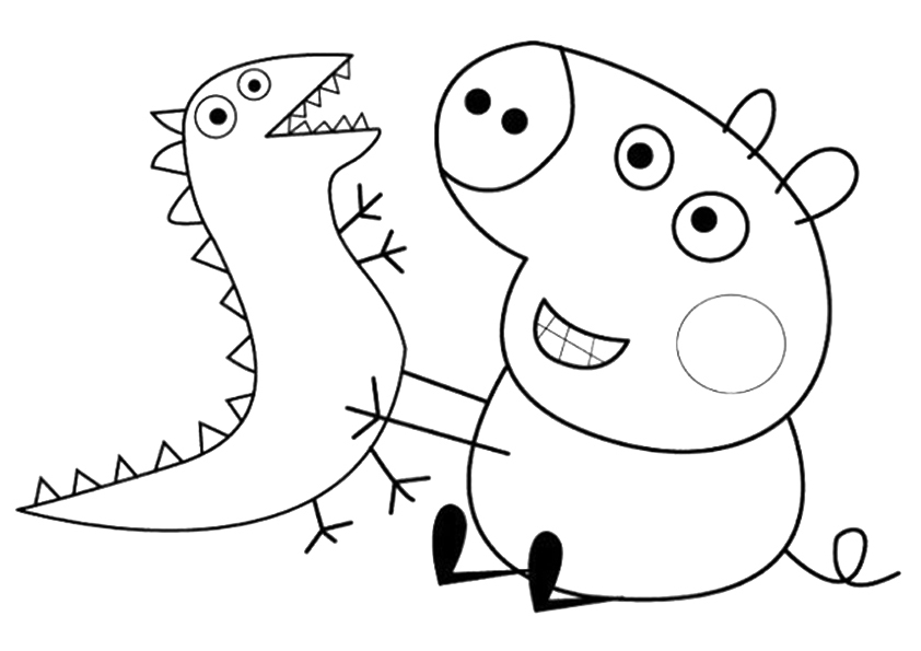 Dibujo para colorear: Peppa Pig (Dibujos animados) #43961 - Dibujos para Colorear e Imprimir Gratis