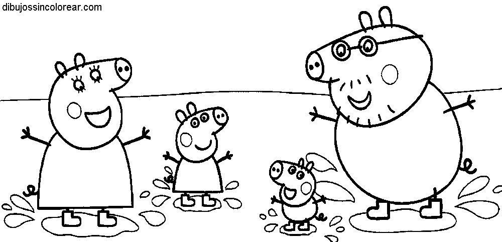 Dibujo para colorear: Peppa Pig (Dibujos animados) #43962 - Dibujos para Colorear e Imprimir Gratis