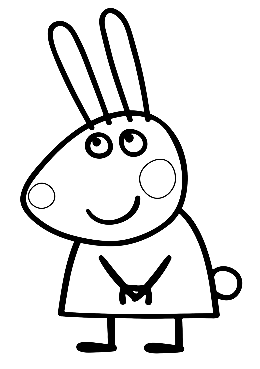 Dibujo para colorear: Peppa Pig (Dibujos animados) #43985 - Dibujos para Colorear e Imprimir Gratis